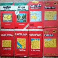 Carte stradali automobilistiche dell'Europa
