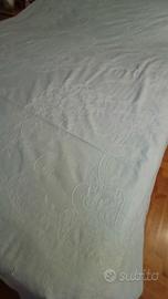 Coperta bianca in cotone 