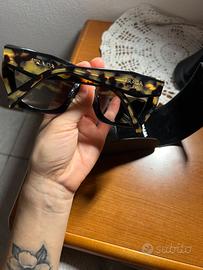Occhiali Prada leopardati
