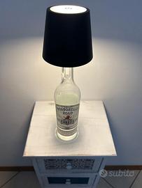 Lampada con bottiglia gin Portobello LED wireless