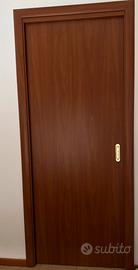 4 porte interne in Noce usate 80x210 cm
