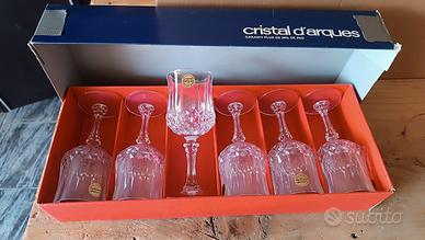 Set 6 calici cristallo - Cristal d'arques