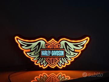 Insegna Luminosa Harley-Davidson 