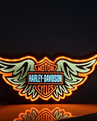 Insegna Luminosa Harley-Davidson 