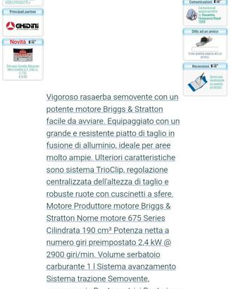 Tagliaerba Husqvarna royal 153 s