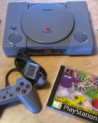 PLAYSTATION PRIMA SERIE + 1 JOYSTICK + 1 GIOCO