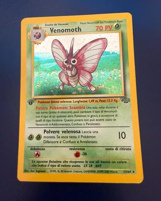 Venomoth 13/64 - Jungle, olografica, 1 edizione