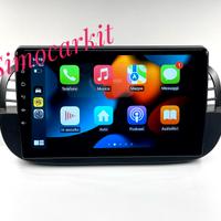 Car tablet 9 pollici android 12 carplay x fiat 500