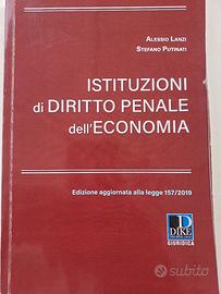 istituzioni di diritto penale dell'economia 