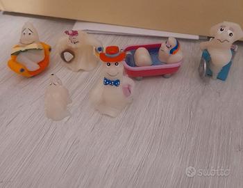 6 fantasmini anni '90 sorpresine ovetti kinder