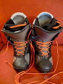 Scarponi snow board usati 5 volte