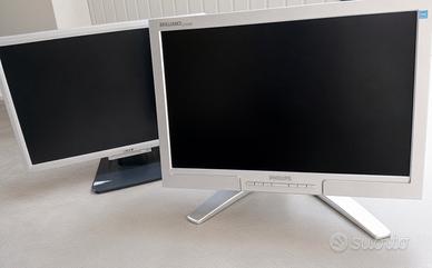 Coppia monitor Philips 20" + Acer 22"