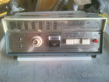 Rarissimo registratore a bobine CROWN VINTAGE