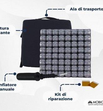 Cuscino ad aria antidecubito