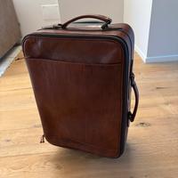 Trolley in pelle artigianale