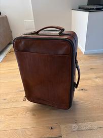 Trolley in pelle artigianale