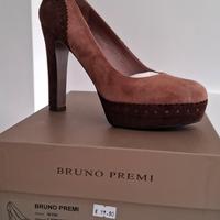scarpe camoscio tortora moro n.37