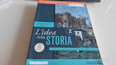Libro l'idea della storia 2 ISBN 9788869103582