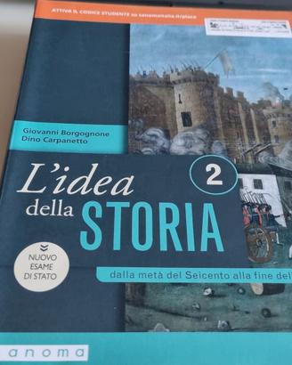 Libro l'idea della storia 2 ISBN 9788869103582