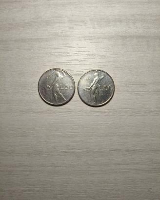 🪙 2 monete da 50 lire con errore di conio 🪙