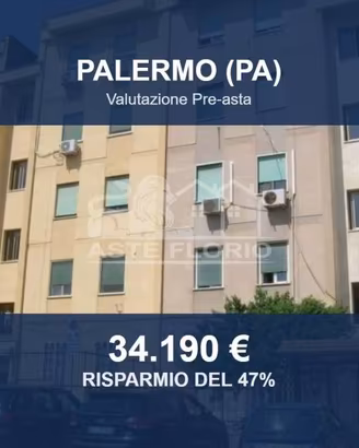 Immobile in asta di 62 m² a Palermo