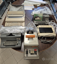 Macchine da scrivere e calclatrice Olivetti