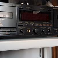 Pioneer doppia piastra cassette 