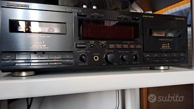 Pioneer doppia piastra cassette 