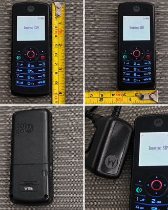 Motorola W156 Vintage Nero Funzionante 
