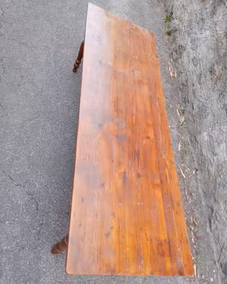 Tavolone antico fine '800 in abete