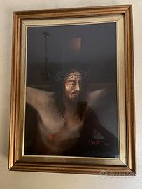 dipinto antico 60 x 45 cm
