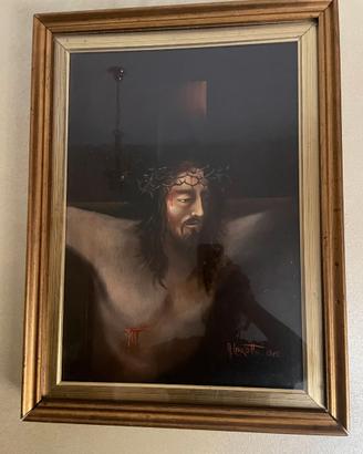 dipinto antico 60 x 45 cm