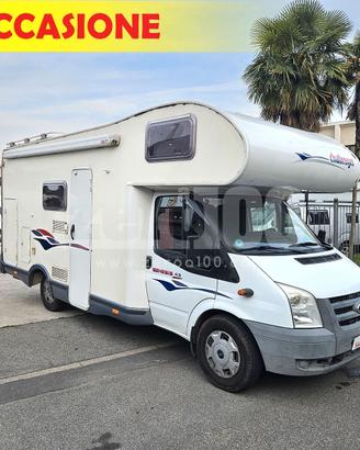 Camper Mansardato 6.50 m 6 posti letto e viaggio