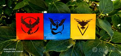 dipinto dei 3 pokemon leggendari