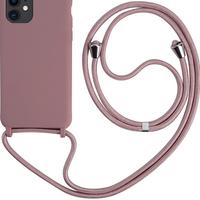 Cover rosa con tracolla per Iphone 11