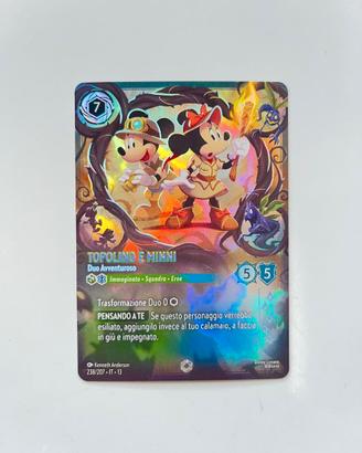 Lorcana Topolino e Minni Duo Avventuroso Enchanted