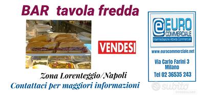 034/26 BAR TAVOLA FREDDA di mq 80 zona Lorenteggio
