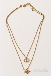 Collana Christian Dior petit CD Bee