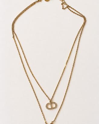 Collana Christian Dior petit CD Bee
