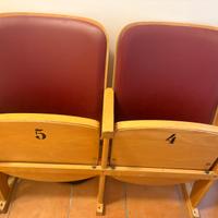 Poltrone cinema vintage imbottite