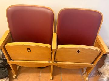 Poltrone cinema vintage imbottite