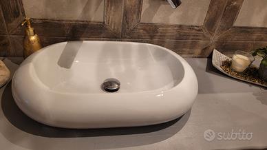 lavabo ovale in ceramica