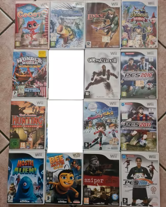 giochi nintendo Wii e balance board