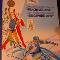 collezione filatelica ufficiale VANCOUVER 2010