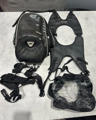 Borsa zaino da serbatoio kappa completa accessori