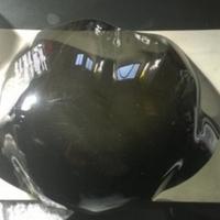 Cupolino moto modello Dark nero Faro tondo