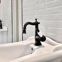 Miscelatore Bidet Retrò Nero Opaco Made in Italy