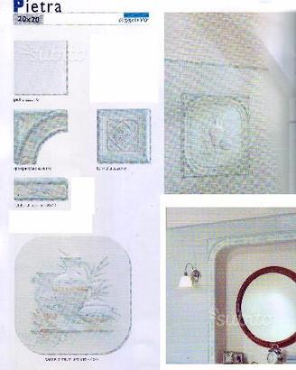 Piastrelle Rivestimento Bagno Pietra Azzurro 20x20