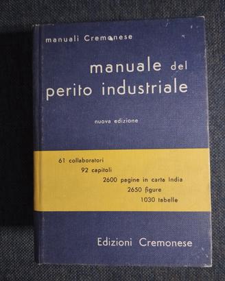 Manuale del perito industriale edizioni Cremonese 
