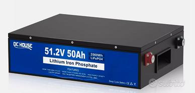 Batteria Litio 48v 50ah Lifepo4 DChouse